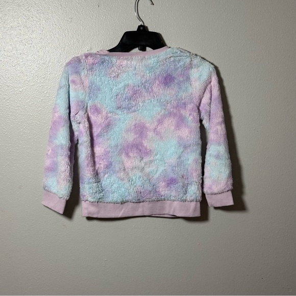 Btween Girls Kids Unicorn Multicolor Faux Fur Pullover Sweater size 10. - Picture 4 of 6